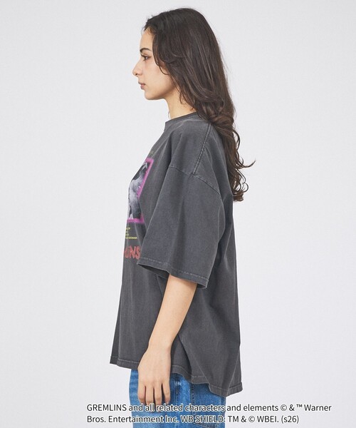 ABAHOUSE(アバハウス)の「【GREMLINS×SCREEN STARS / グレムリン×スクリーンスターズ】フェード Tシャツ(Tシャツ/カットソー・メンズ・ホワイト系その他/ブラック系その他・L/M)」の4枚目の写真