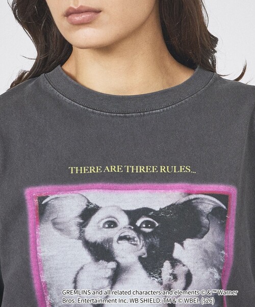 ABAHOUSE(アバハウス)の「【GREMLINS×SCREEN STARS / グレムリン×スクリーンスターズ】フェード Tシャツ(Tシャツ/カットソー・メンズ・ホワイト系その他/ブラック系その他・L/M)」の6枚目の写真