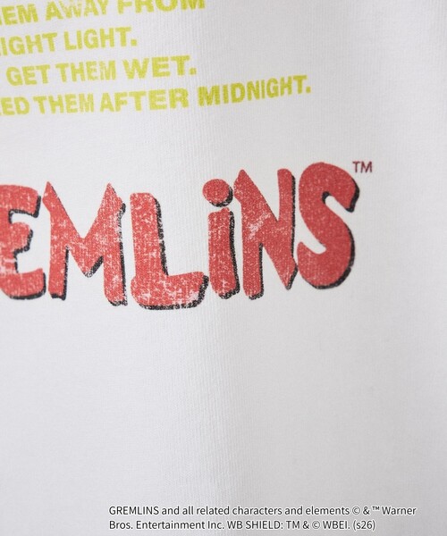ABAHOUSE(アバハウス)の「【GREMLINS×SCREEN STARS / グレムリン×スクリーンスターズ】フェード Tシャツ(Tシャツ/カットソー・メンズ・ホワイト系その他/ブラック系その他・L/M)」の11枚目の写真