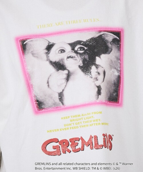 ABAHOUSE(アバハウス)の「【GREMLINS×SCREEN STARS / グレムリン×スクリーンスターズ】フェード Tシャツ(Tシャツ/カットソー・メンズ・ホワイト系その他/ブラック系その他・L/M)」の12枚目の写真
