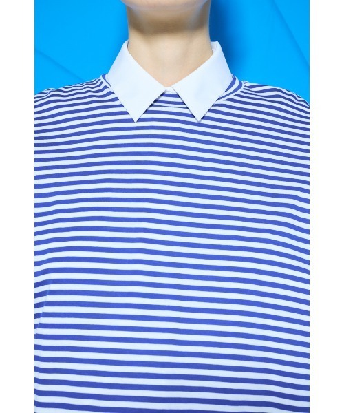 ENFOLD（エンフォルド）の「STRIPE DRESS（ワンピース・レディース・ホワイト/ブラック/ブルー・38/36）」の5枚目の写真