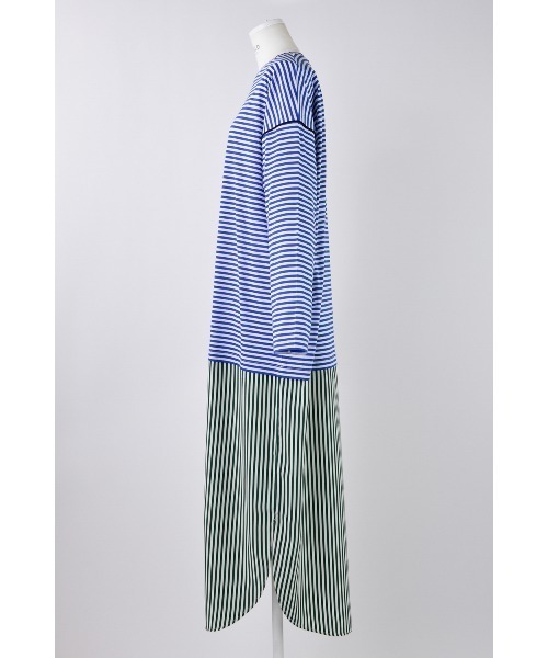 ENFOLD（エンフォルド）の「STRIPE DRESS（ワンピース・レディース・ホワイト/ブラック/ブルー・38/36）」の9枚目の写真
