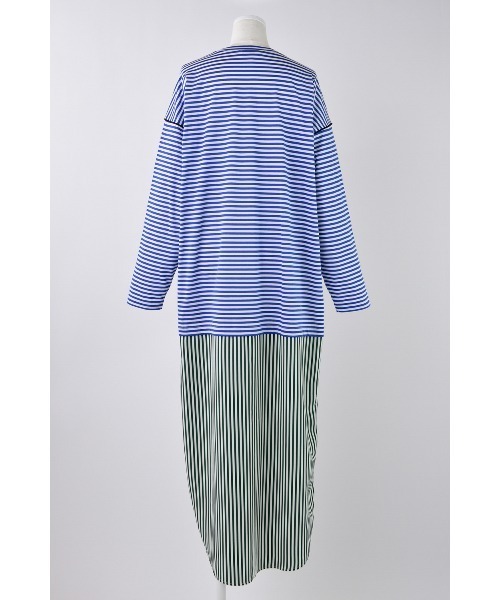 ENFOLD（エンフォルド）の「STRIPE DRESS（ワンピース・レディース・ホワイト/ブラック/ブルー・38/36）」の10枚目の写真