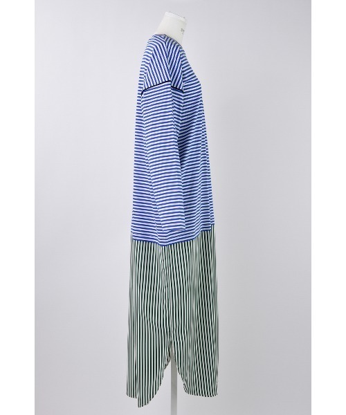 ENFOLD（エンフォルド）の「STRIPE DRESS（ワンピース・レディース・ホワイト/ブラック/ブルー・38/36）」の11枚目の写真