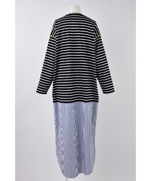 ENFOLD（エンフォルド）の「STRIPE DRESS（ワンピース・レディース・ホワイト/ブラック/ブルー・38/36）」の13枚目の写真