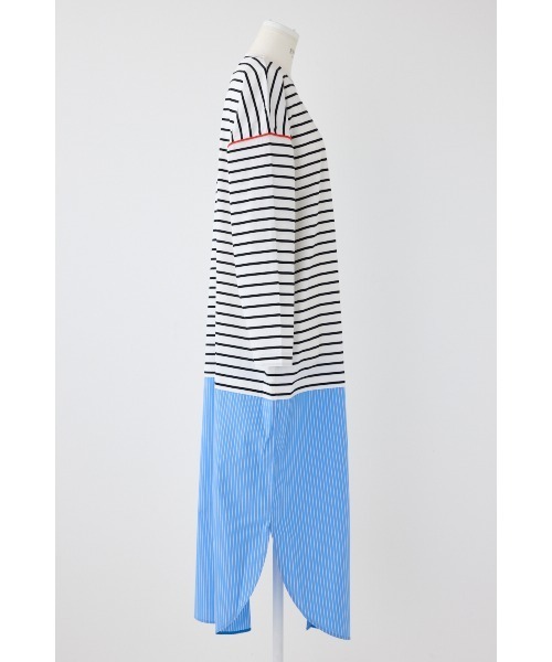 ENFOLD（エンフォルド）の「STRIPE DRESS（ワンピース・レディース・ホワイト/ブラック/ブルー・38/36）」の17枚目の写真
