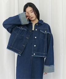 CIEL'AIR（シエルエアー）の「FRINGE DENIM JACKET（ﾌﾘﾝｼﾞﾃﾞﾆﾑｼﾞｬｹｯﾄ）（デニムジャケット）」