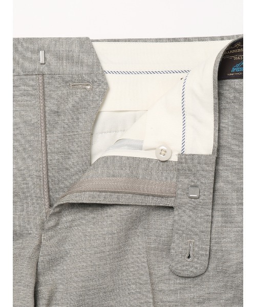 SUIT SQUARE(スーツスクエア)の「テーパードパンツ CANONICO SUPERSONIC トロピカルウール 無地(スラックス・メンズ・ブルー/ベージュ/ネイビー・3L/LL/L/M/S)」の8枚目の写真
