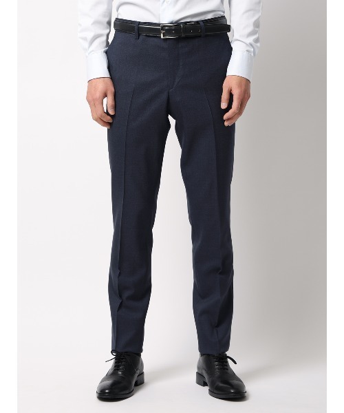 SUIT SQUARE(スーツスクエア)の「テーパードパンツ CANONICO SUPERSONIC トロピカルウール 無地(スラックス・メンズ・ブルー/ベージュ/ネイビー・3L/LL/L/M/S)」の21枚目の写真