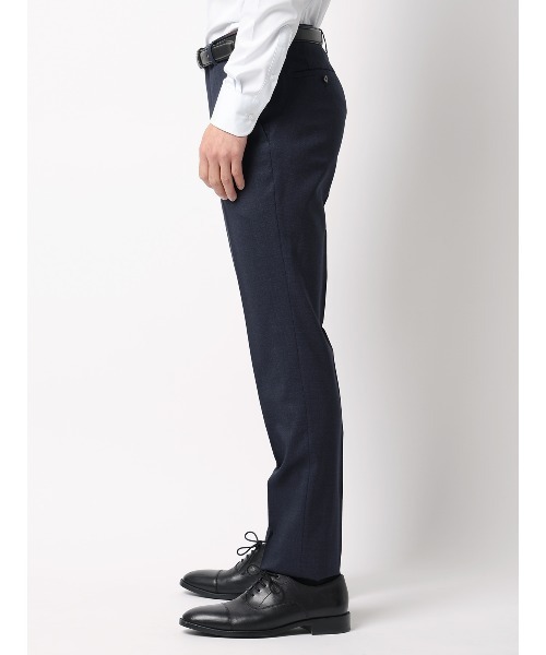 SUIT SQUARE(スーツスクエア)の「テーパードパンツ CANONICO SUPERSONIC トロピカルウール 無地(スラックス・メンズ・ブルー/ベージュ/ネイビー・3L/LL/L/M/S)」の22枚目の写真