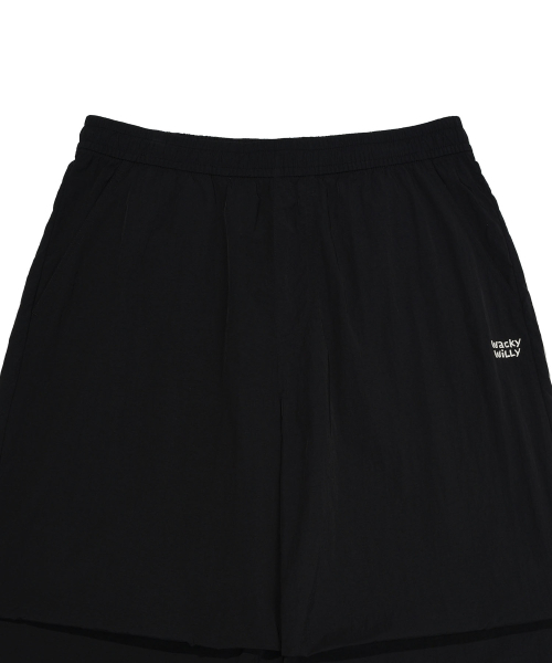 Wacky WiLLy（ワッキーウィリー）の「ベーシック化繊パラシュートパンツブラック（スウェットパンツ・レディース・その他・SMALL/MEDIUM/LARGE/X-LARGE）」の4枚目の写真