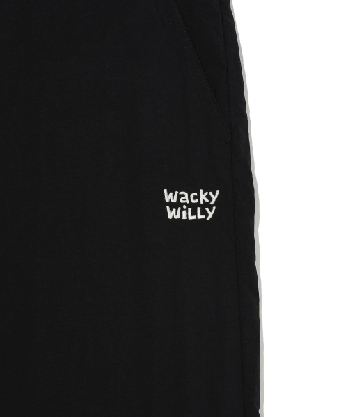 Wacky WiLLy（ワッキーウィリー）の「ベーシック化繊パラシュートパンツブラック（スウェットパンツ・レディース・その他・SMALL/MEDIUM/LARGE/X-LARGE）」の5枚目の写真