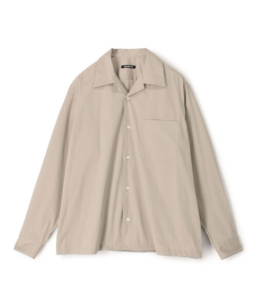 GALERIE VIE（ギャルリー ヴィー）の「ストレッチタイプライター オープンカラーシャツ（シャツ/ブラウス・メンズ・グレー/ホワイト/ブルー・FREE）」の3枚目の写真