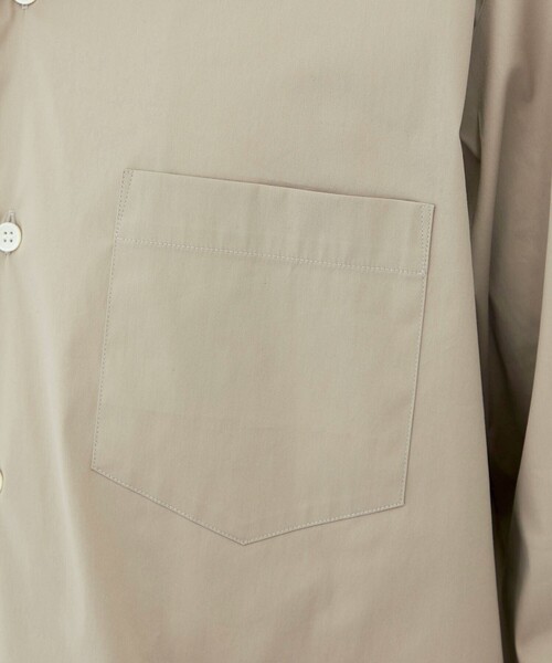 GALERIE VIE（ギャルリー ヴィー）の「ストレッチタイプライター オープンカラーシャツ（シャツ/ブラウス・メンズ・グレー/ホワイト/ブルー・FREE）」の11枚目の写真