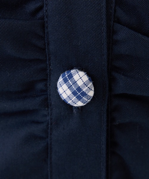 one after another NICE CLAUP(ワンアフターアナザーナイスクラップ)の「チェックブロッキングカラーオフショルブラウス(シャツ/ブラウス・レディース・ホワイト×ブラック/ホワイト×レッド/ネイビー・FREE)」の5枚目の写真