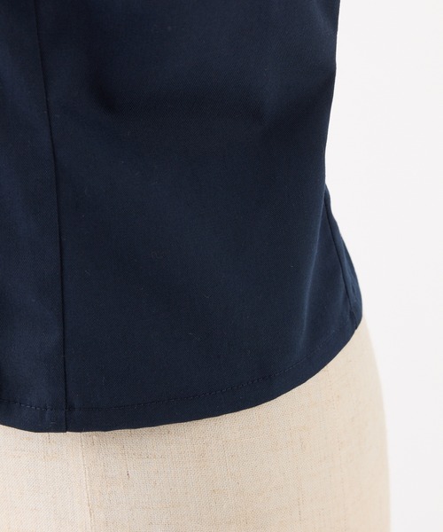 one after another NICE CLAUP(ワンアフターアナザーナイスクラップ)の「チェックブロッキングカラーオフショルブラウス(シャツ/ブラウス・レディース・ホワイト×ブラック/ホワイト×レッド/ネイビー・FREE)」の12枚目の写真