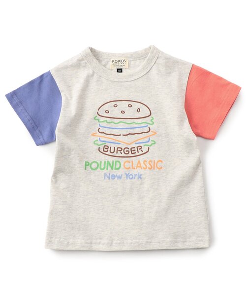 F.O.KIDS(エフオーキッズ)の「カラバリグラフィックTシャツ(Tシャツ/カットソー・キッズ・グレー/オフホワイト/その他12/ブラック/キナリ/ミント/ネイビー/その他11/ピンク/ライム・80/90/100/110/120/130/140/150/160)」の10枚目の写真