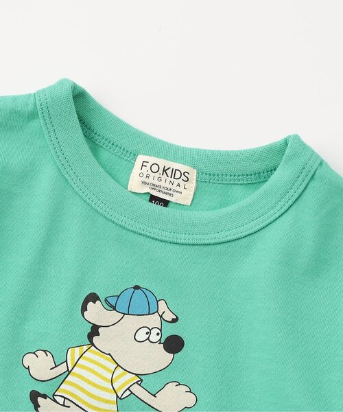 F.O.KIDS(エフオーキッズ)の「カラバリグラフィックTシャツ(Tシャツ/カットソー・キッズ・グレー/オフホワイト/その他12/ブラック/キナリ/ミント/ネイビー/その他11/ピンク/ライム・80/90/100/110/120/130/140/150/160)」の17枚目の写真