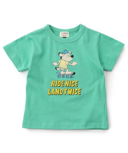 F.O.KIDS(エフオーキッズ)の「カラバリグラフィックTシャツ(Tシャツ/カットソー・キッズ・グレー/オフホワイト/その他12/ブラック/キナリ/ミント/ネイビー/その他11/ピンク/ライム・80/90/100/110/120/130/140/150/160)」の15枚目の写真