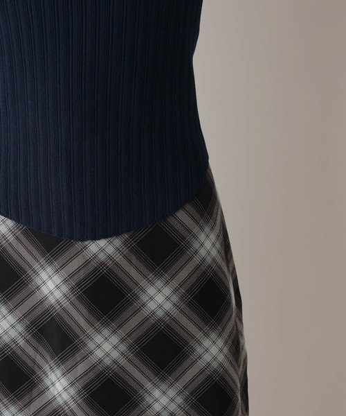 RAGEBLUE（レイジブルー）の「バイカラーヘンリーニット（ニット/セーター・レディース・アイボリー/グレー/ネイビー・FREE）」の12枚目の写真