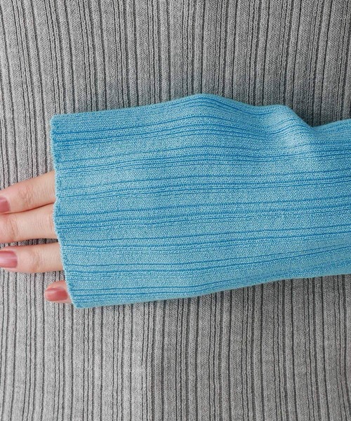 RAGEBLUE（レイジブルー）の「バイカラーヘンリーニット（ニット/セーター・レディース・アイボリー/グレー/ネイビー・FREE）」の15枚目の写真