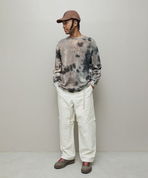 BAL（バル）の「LOGO TIE DYE LS TEE by YUKIDYE（Tシャツ/カットソー・メンズ・グレー・3/2/1）」の10枚目の写真
