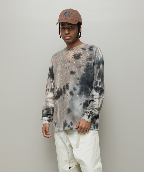 BAL（バル）の「LOGO TIE DYE LS TEE by YUKIDYE（Tシャツ/カットソー・メンズ・グレー・3/2/1）」の7枚目の写真