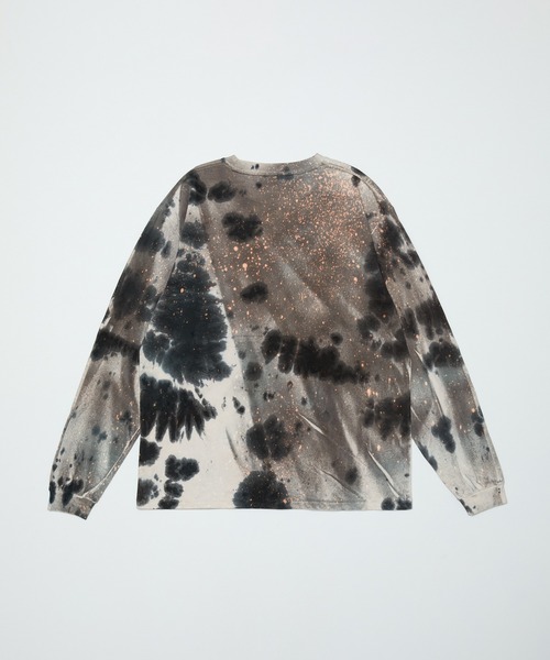 BAL（バル）の「LOGO TIE DYE LS TEE by YUKIDYE（Tシャツ/カットソー・メンズ・グレー・3/2/1）」の2枚目の写真