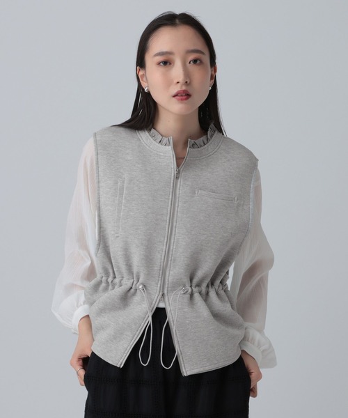 LEPSIM（レプシィム）の「パフエアドロストベスト　647556（ベスト・レディース・グレー/ブラック・FREE）」の8枚目の写真