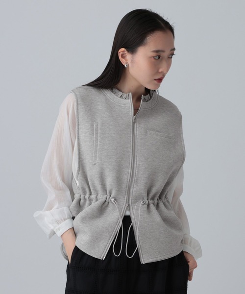 LEPSIM（レプシィム）の「パフエアドロストベスト　647556（ベスト・レディース・グレー/ブラック・FREE）」の9枚目の写真