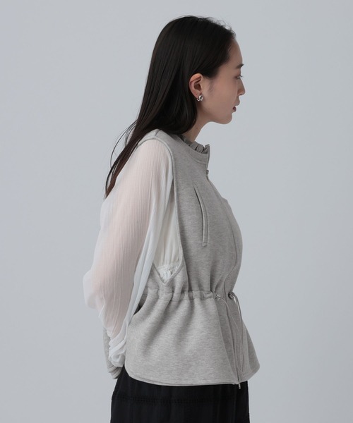 LEPSIM（レプシィム）の「パフエアドロストベスト　647556（ベスト・レディース・グレー/ブラック・FREE）」の10枚目の写真