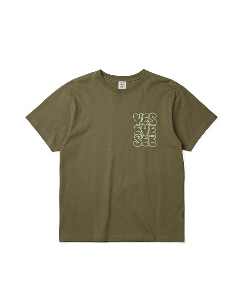YESEYESEE(イエスアイシー)の「C-Logo Tee(Tシャツ/カットソー・メンズ・ネイビー/カーキ/ブラック/ホワイト/ライトグリーン・XL/L/M/S)」の3枚目の写真