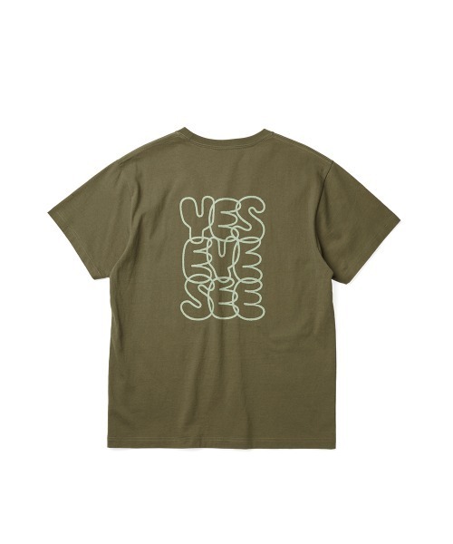 YESEYESEE(イエスアイシー)の「C-Logo Tee(Tシャツ/カットソー・メンズ・ネイビー/カーキ/ブラック/ホワイト/ライトグリーン・XL/L/M/S)」の17枚目の写真