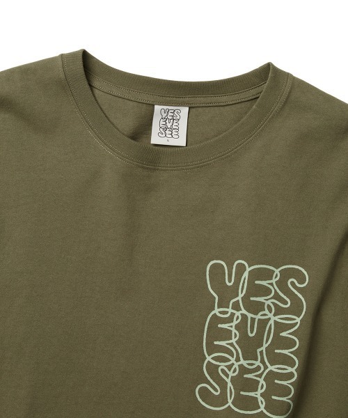 YESEYESEE(イエスアイシー)の「C-Logo Tee(Tシャツ/カットソー・メンズ・ネイビー/カーキ/ブラック/ホワイト/ライトグリーン・XL/L/M/S)」の18枚目の写真