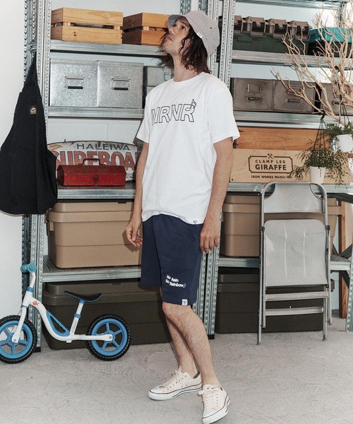 No Rain No Rainbow(ノーレインノーレインボー)の「mt10388-NRNR printed T-shirt Tシャツ(NR26S-27)(Tシャツ/カットソー・メンズ・ネイビー/ホワイト/ブラック・XL/L/M/S)」の7枚目の写真