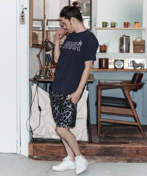 No Rain No Rainbow(ノーレインノーレインボー)の「mt10388-NRNR printed T-shirt Tシャツ(NR26S-27)(Tシャツ/カットソー・メンズ・ネイビー/ホワイト/ブラック・XL/L/M/S)」の15枚目の写真