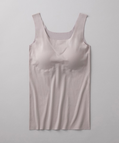 GUNZE（グンゼ）の「KIREILABO/キレイラボ パッド付きタンクトップ 完全無縫製×肌側オーガニックコットン100%（インナーウェア/肌着・レディース・ベージュ系その他/ブルー系その他/ブラック・MEDIUM/LARGE/X-LARGE）」の12枚目の写真