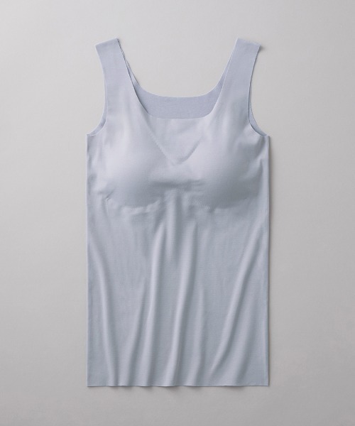 GUNZE（グンゼ）の「KIREILABO/キレイラボ パッド付きタンクトップ 完全無縫製×肌側オーガニックコットン100%（インナーウェア/肌着・レディース・ベージュ系その他/ブルー系その他/ブラック・MEDIUM/LARGE/X-LARGE）」の15枚目の写真