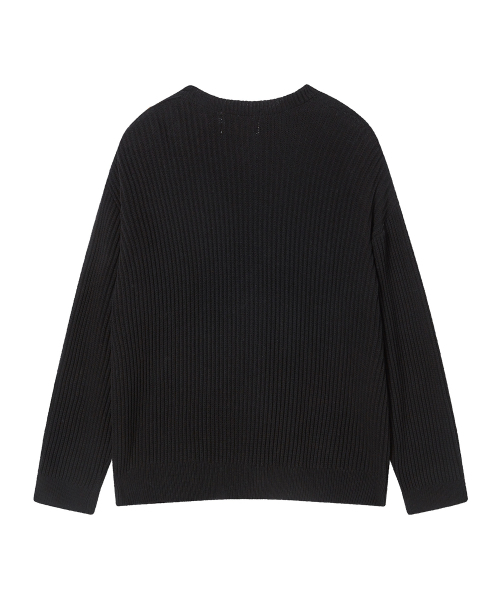 Beyond Closet（-）の「[COLLECTION LINE] シグネチャーケーブルコットンニットブラック（ニット/セーター・メンズ・その他・LARGE/MEDIUM）」の3枚目の写真