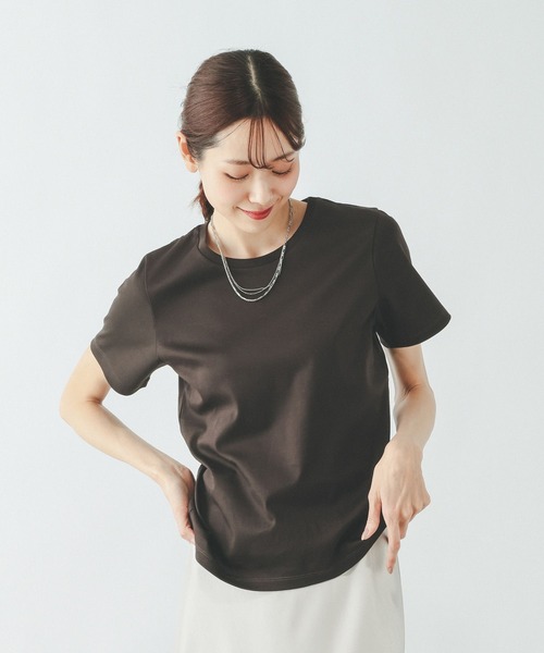 リッチクリーン透けにくいコンパクトT/656161（Tシャツ/カットソー