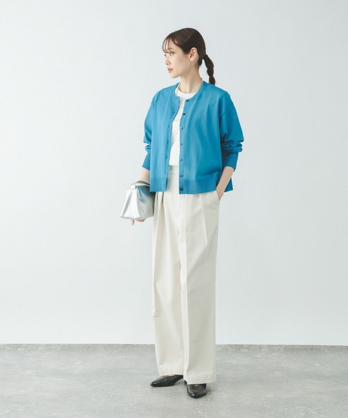 GLOBAL WORK（グローバルワーク）の「リッチクリーン透けにくいコンパクトT/656161（Tシャツ/カットソー・レディース・ブラック/ホワイト/ダークブラウン・MEDIUM/LARGE）」の14枚目の写真