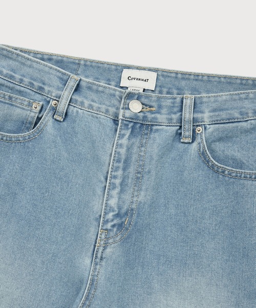 COVERNAT（カバーナット）の「RING-SPUN REGULAR DENIM PANTS（デニムパンツ・メンズ・インディゴブルー/ブルー系その他/ブルー/ブラック/ライトブルー・X-LARGE/LARGE/MEDIUM/SMALL/XX-LARGE/X-SMALL）」の6枚目の写真