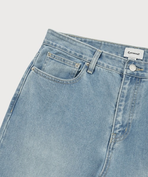 COVERNAT（カバーナット）の「RING-SPUN REGULAR DENIM PANTS（デニムパンツ・メンズ・インディゴブルー/ブルー系その他/ブルー/ブラック/ライトブルー・X-LARGE/LARGE/MEDIUM/SMALL/XX-LARGE/X-SMALL）」の7枚目の写真