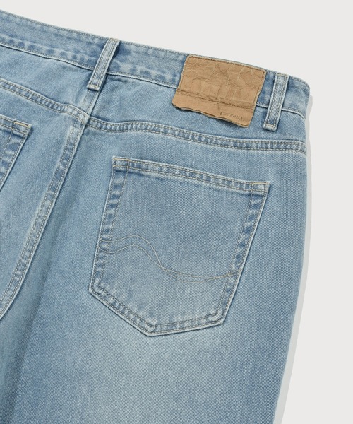 COVERNAT（カバーナット）の「RING-SPUN REGULAR DENIM PANTS（デニムパンツ・メンズ・インディゴブルー/ブルー系その他/ブルー/ブラック/ライトブルー・X-LARGE/LARGE/MEDIUM/SMALL/XX-LARGE/X-SMALL）」の9枚目の写真