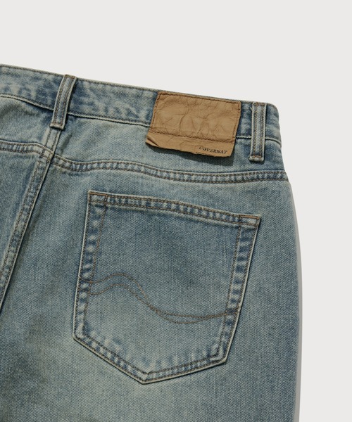 COVERNAT（カバーナット）の「RING-SPUN REGULAR DENIM PANTS（デニムパンツ・メンズ・インディゴブルー/ブルー系その他/ブルー/ブラック/ライトブルー・X-LARGE/LARGE/MEDIUM/SMALL/XX-LARGE/X-SMALL）」の21枚目の写真