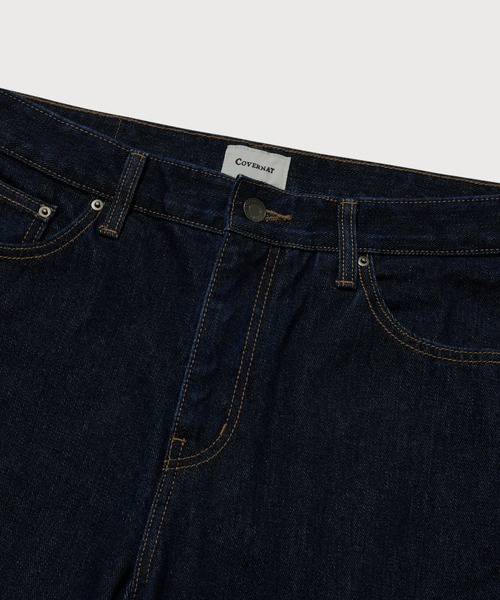 COVERNAT（カバーナット）の「RING-SPUN REGULAR DENIM PANTS（デニムパンツ・メンズ・インディゴブルー/ブルー系その他/ブルー/ブラック/ライトブルー・X-LARGE/LARGE/MEDIUM/SMALL/XX-LARGE/X-SMALL）」の10枚目の写真