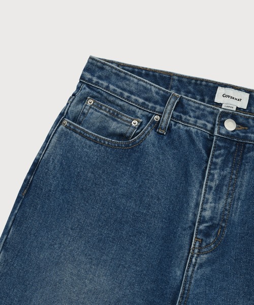 COVERNAT（カバーナット）の「RING-SPUN REGULAR DENIM PANTS（デニムパンツ・メンズ・インディゴブルー/ブルー系その他/ブルー/ブラック/ライトブルー・X-LARGE/LARGE/MEDIUM/SMALL/XX-LARGE/X-SMALL）」の15枚目の写真