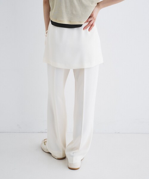 CODE A（コードエー）の「layered skirt pants（その他パンツ・レディース・ダークグレー/ホワイト・36/34/38）」の5枚目の写真