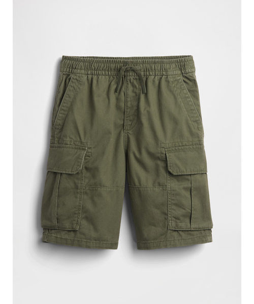 GAP(ギャップ)の「リラックスフィット イージーウエスト カーゴ ショートパンツ (キッズ)(カーゴパンツ・キッズ・ベージュ/チャコールグレー/グリーン・110cm/120cm/130cm/140cm/150cm/160cm)」の12枚目の写真