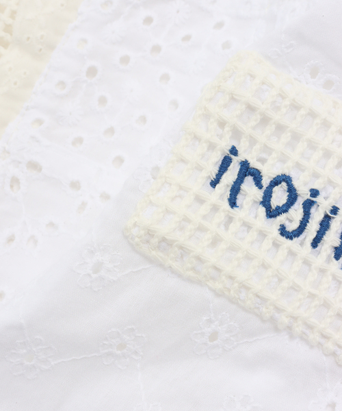 irojikake(イロジカケ)の「【irojikake/イロジカケ】 PATCHWORK TOTE BAG(ショルダーバッグ・レディース・ネイビー/ホワイト・FREE)」の11枚目の写真